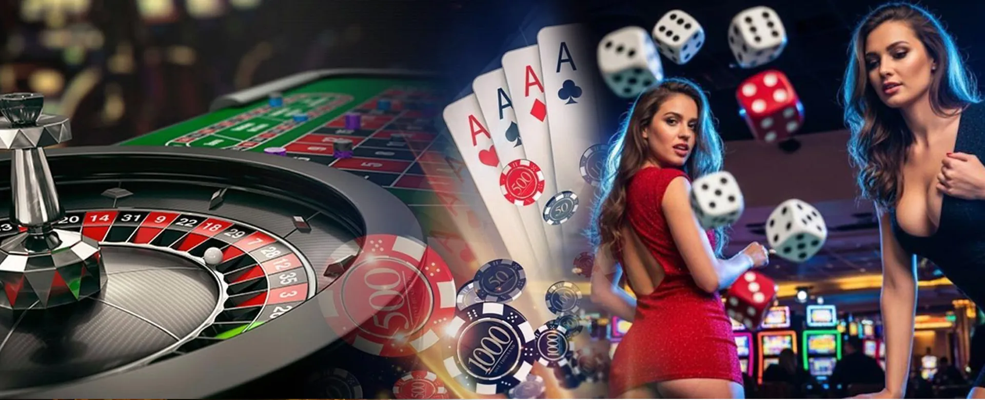 ph947 online casino hero image, showcasing a vibrant gaming environment with various casino games.